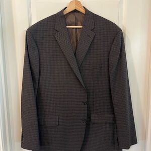 Lauren Ralph Lauren Men's Brown Checkered Blazer